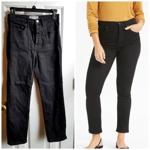 Everlane High Rise Slim Straight Jeans